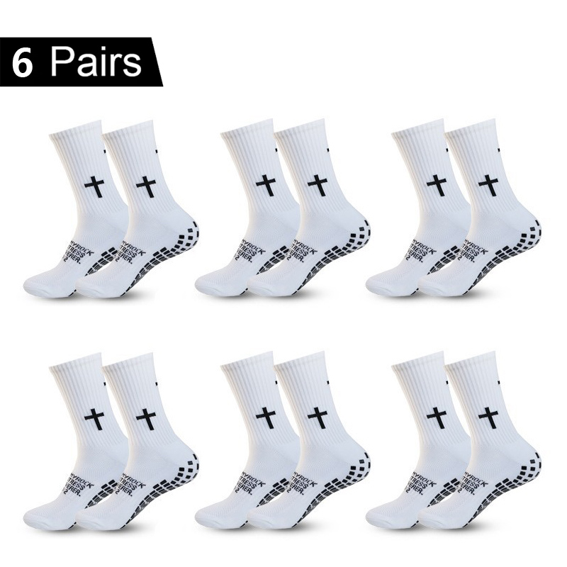 Sock Garter Men - 4/5/6 пар противоскользящих носков для футбола,