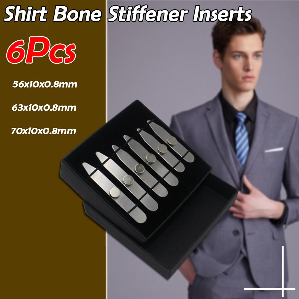 Collar Stay Metal - Новые магнитные вставки-фиксаторы для воротника из