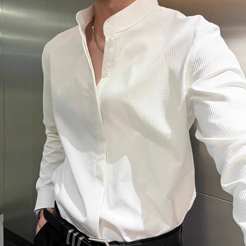 Formal Wear For Men Xxl - Мужская осенняя рубашка в стиле Light