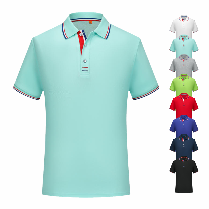 Men'S Formal Wear Accessories - Футболка-поло мужская однотонная, Повседневная модная брендовая