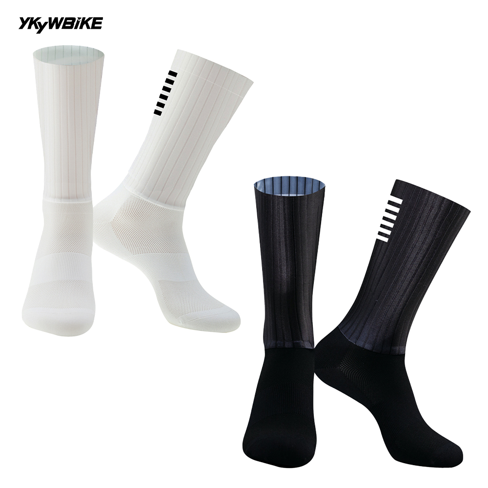 Sock Garter Men - YKYW Black White Anti Slip Silicone
