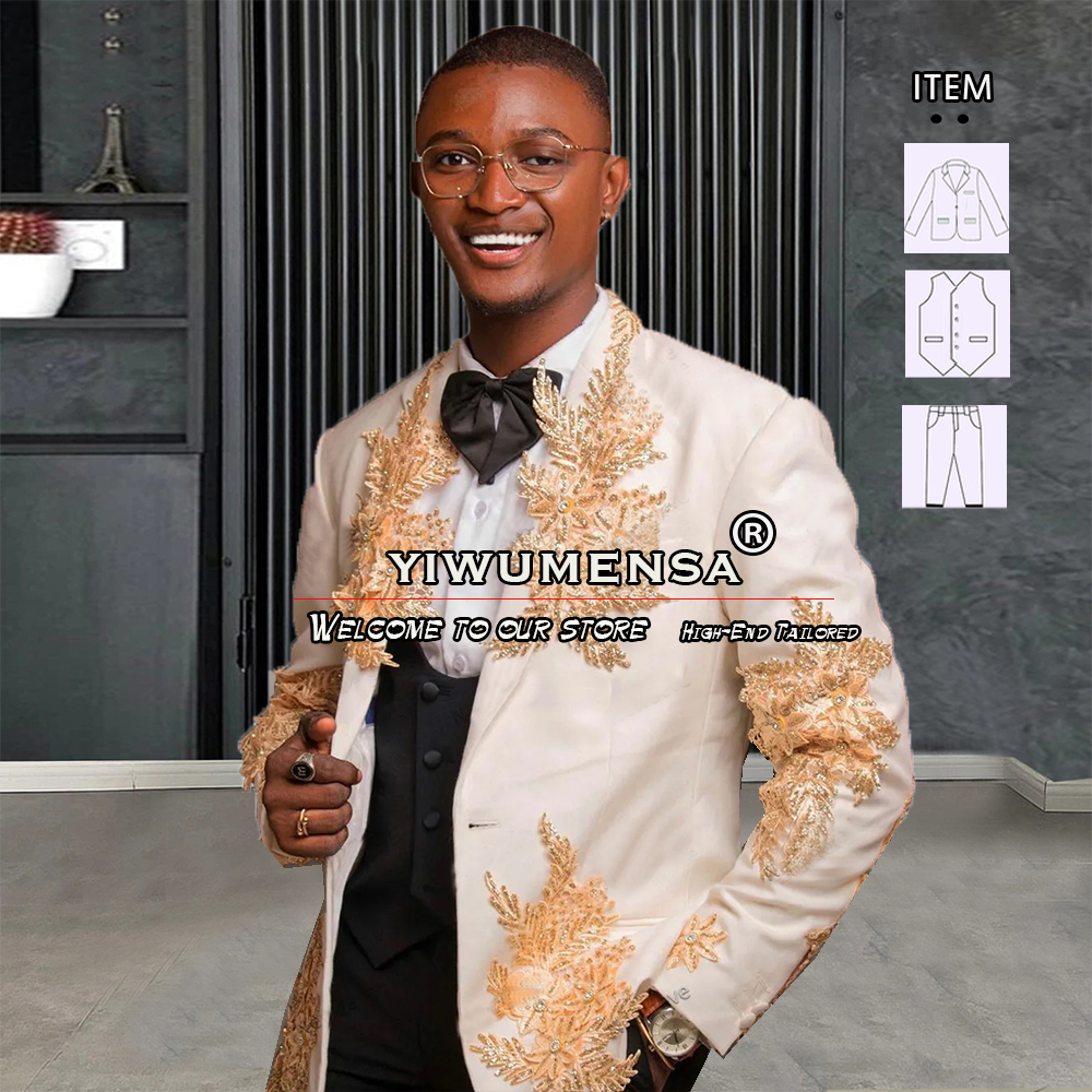 Men Formal Wear Wedding - Мужские костюмы из трех предметов по