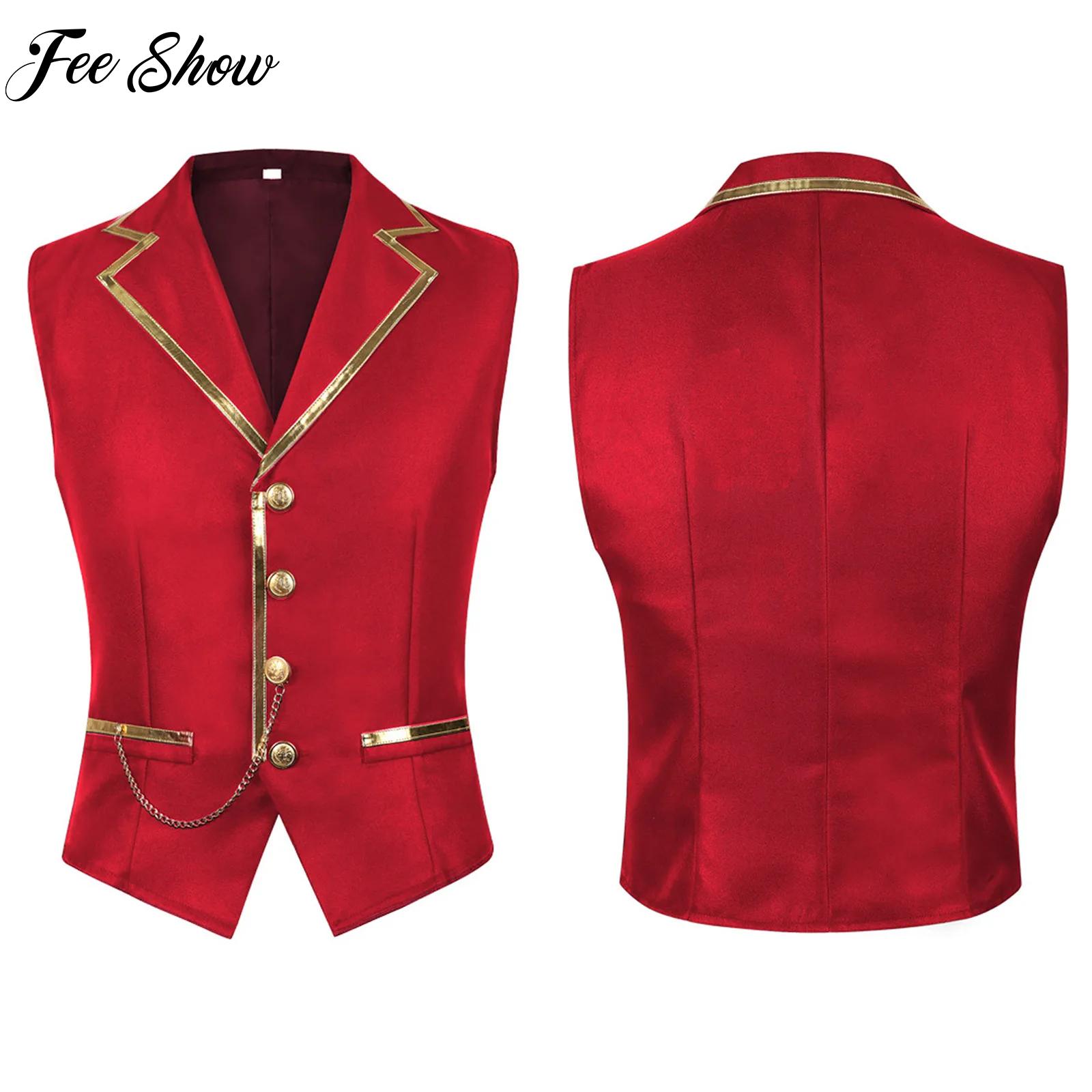 Formal Wear For Men Xxl - Мужской жилет в стиле стимпанк на