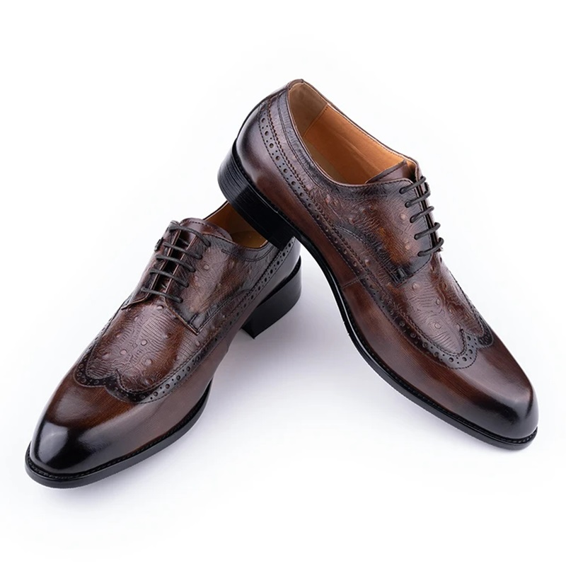 Formal Men Daily Wear Footwear - Мужские туфли из натуральной кожи на