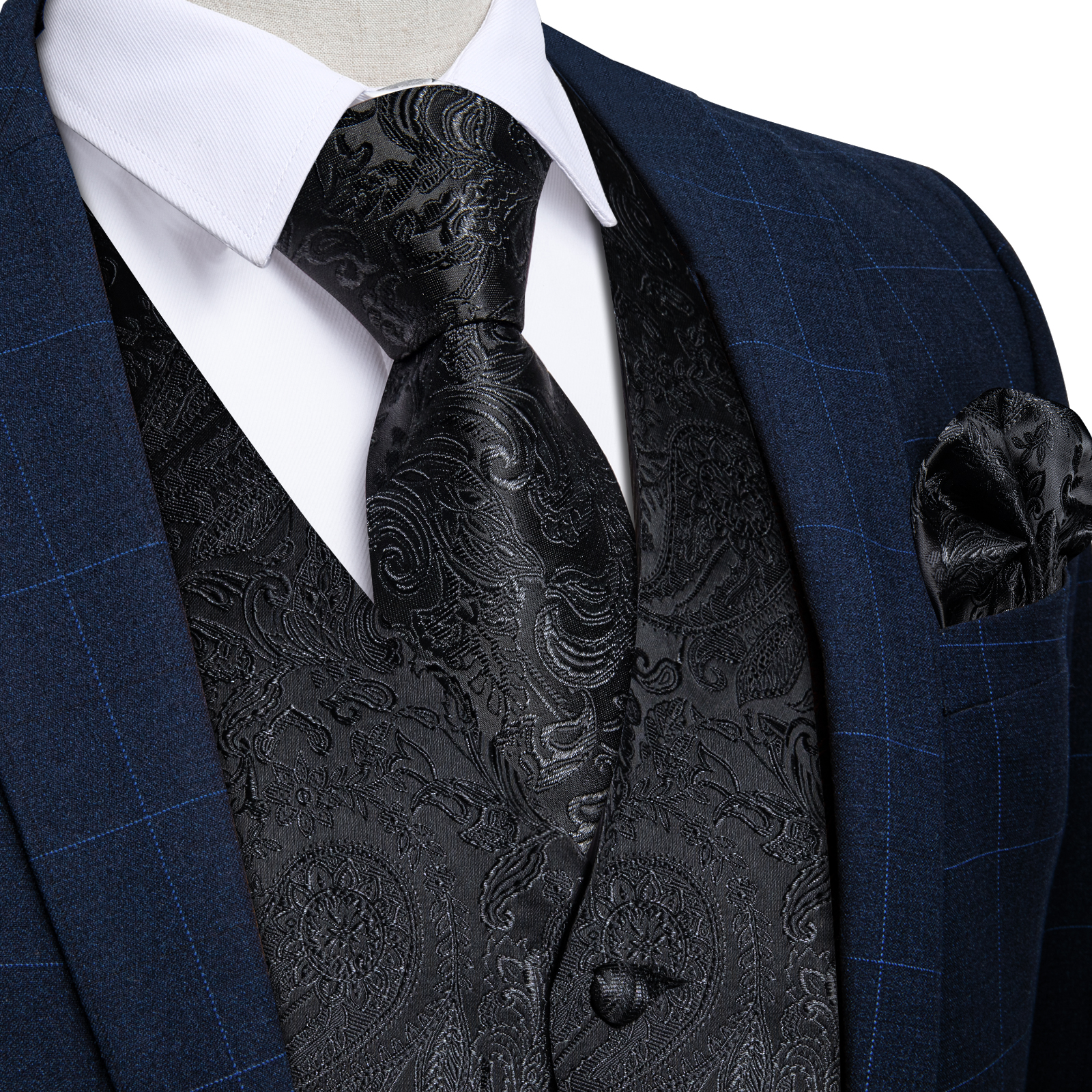 Мужской жилет-костюм черного ц – обзор и цена Men Formal Wear Wedding
