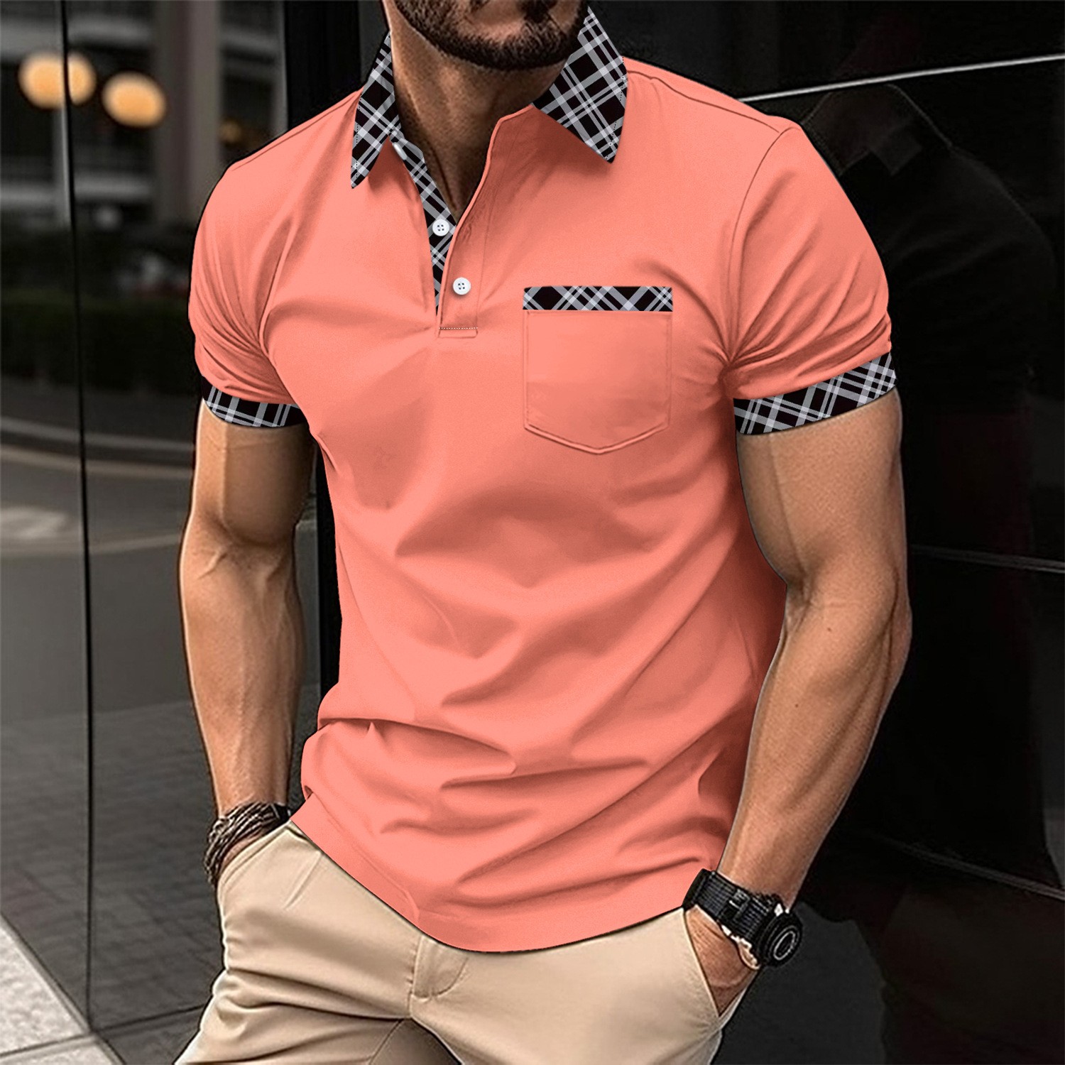Мужская повседневная дышащая у – обзор и цена Men Formal Wear Combination