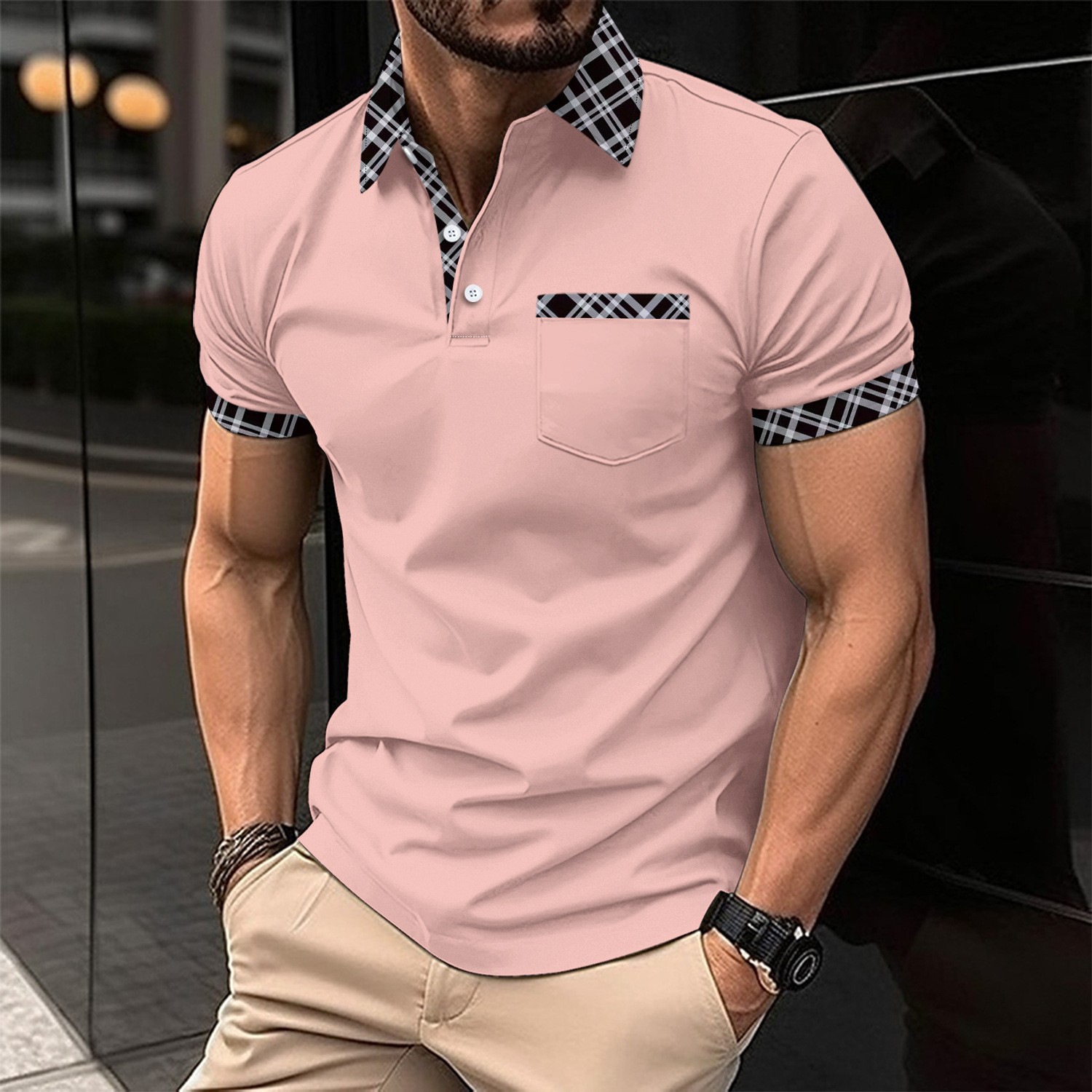 Мужская повседневная дышащая у – обзор и цена Men Formal Wear Combination