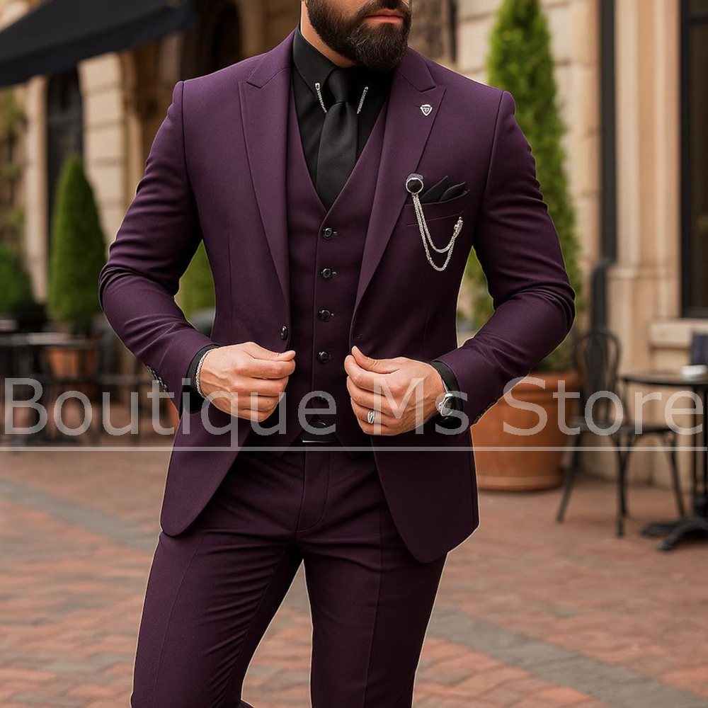 Мужской костюм-тройка: однобор – обзор и цена Men Formal Party Wear Outfit