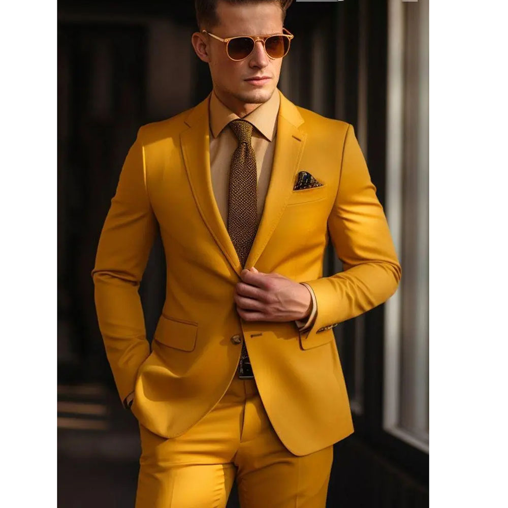 Мужской костюм, комплект из 2  – обзор и цена Men Formal Wear Wedding