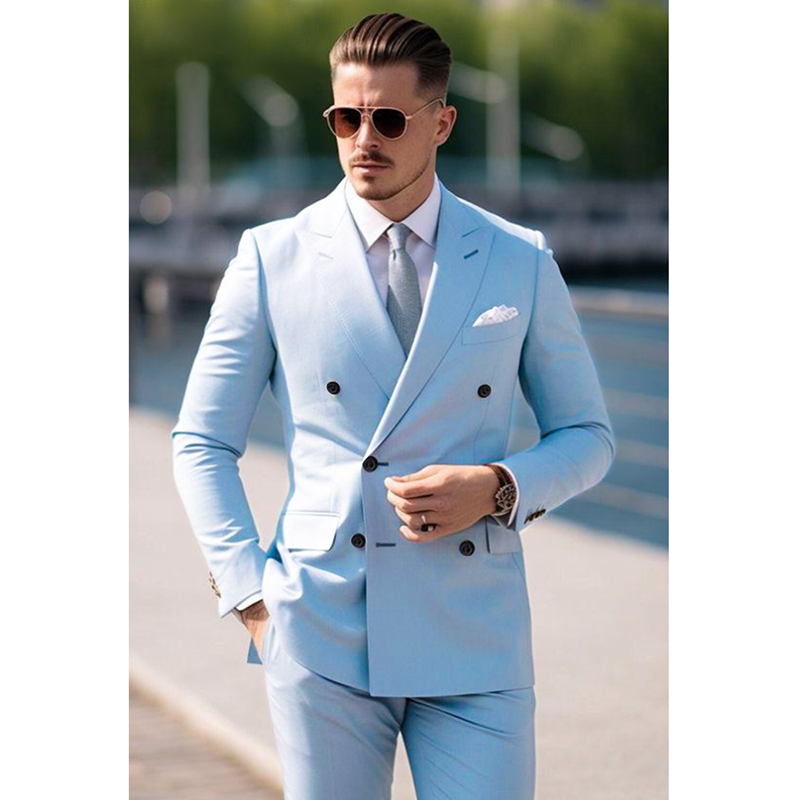 Мужской костюм, комплект из 2  – обзор и цена Men Formal Wear Wedding