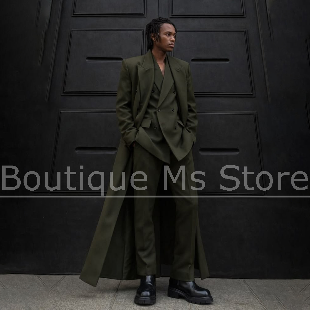 Мужской длинный костюм-тройка  – обзор и цена Men'S Hip Formal Wear