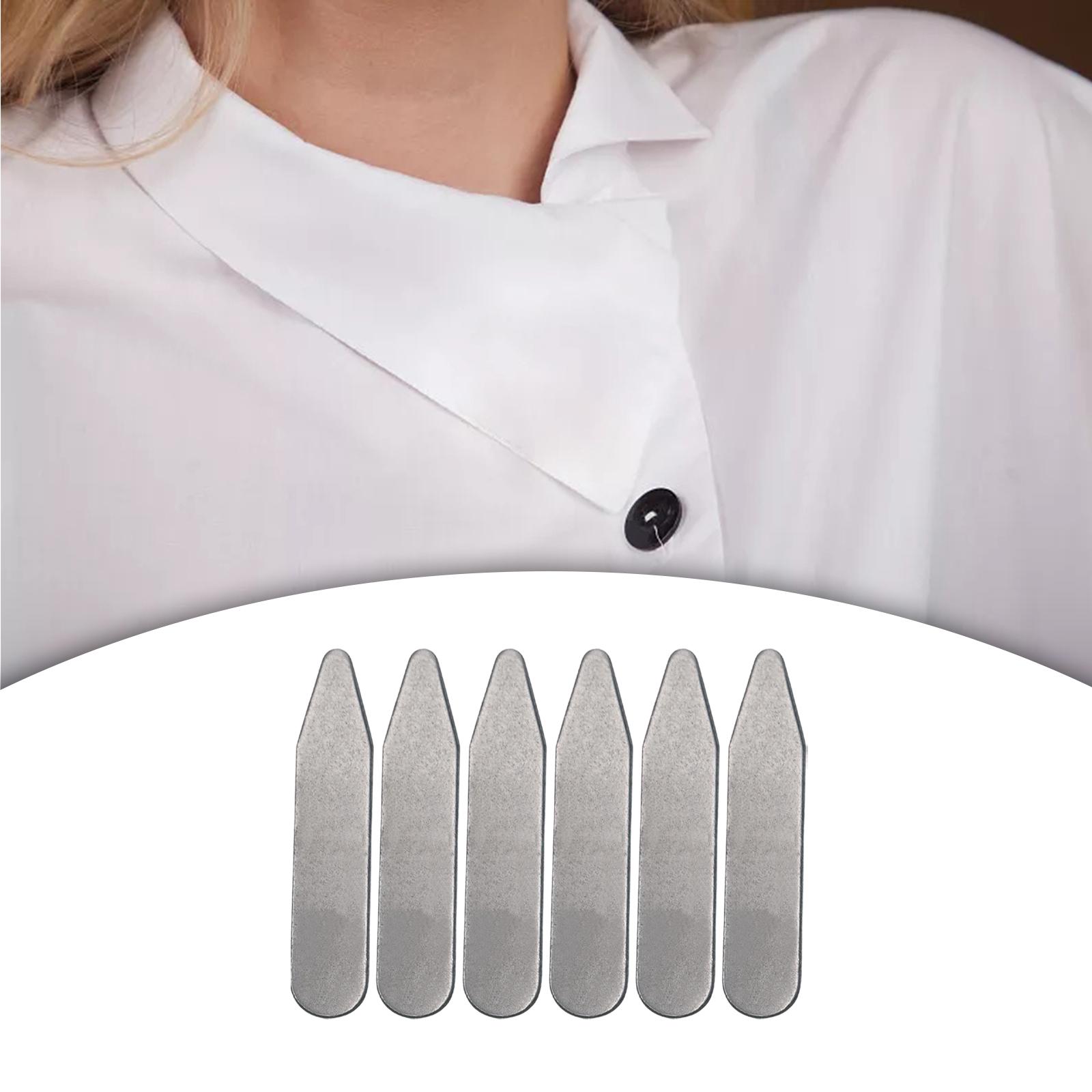 Набор из 6 вставок для воротни – обзор и цена Collar Stay Metal