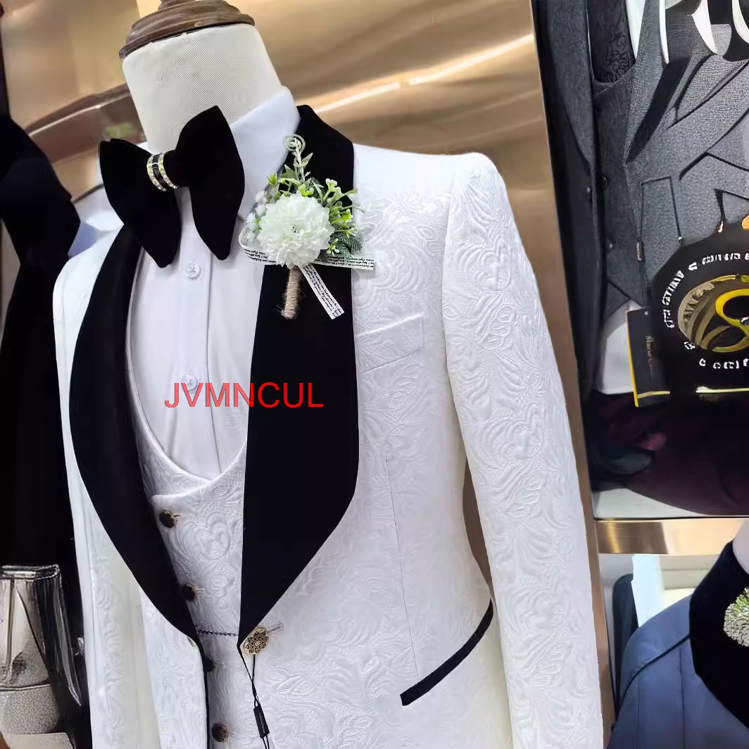 Мужской костюм-тройка Slim Fit – обзор и цена Men Formal Party Wear Outfit