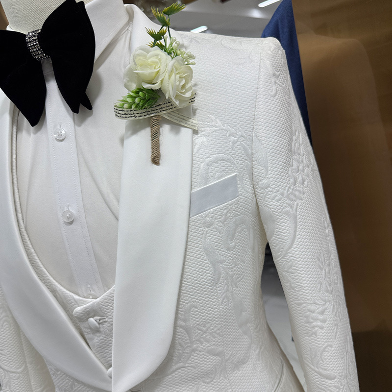 Мужской свадебный костюм белог – обзор и цена Men Formal Wear Wedding