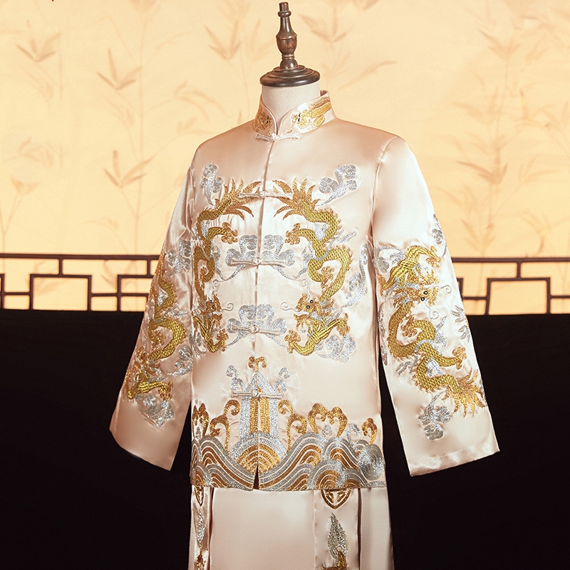 Мужское платье в китайском сти – обзор и цена Men Formal Wear Wedding