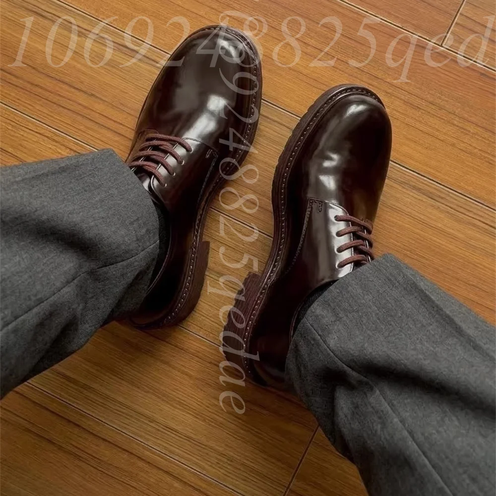 Мужские винтажные оксфорды руч – обзор и цена Formal Men Daily Wear Footwear