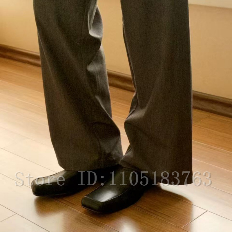 Мужские черные кожаные лоферы  – обзор и цена Formal Men Daily Wear Footwear