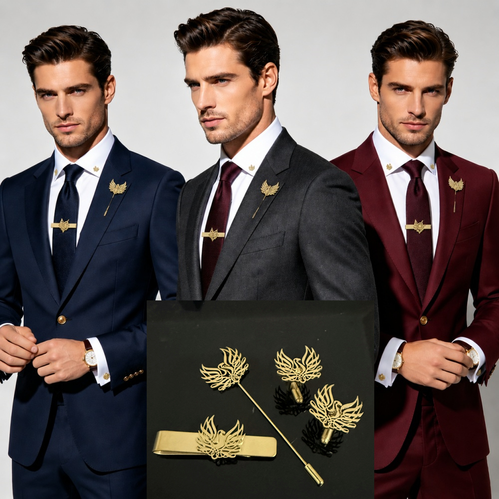 Набор: Запонки и бабочка с инд – обзор и цена Men'S Formal Wear Accessories