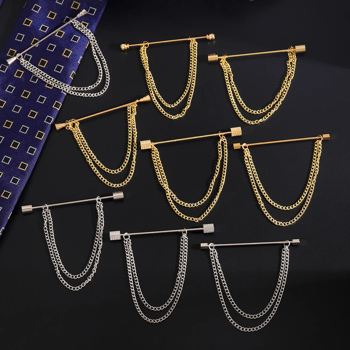 Мужской воротник с ремешком на – обзор и цена Collar Stay Metal