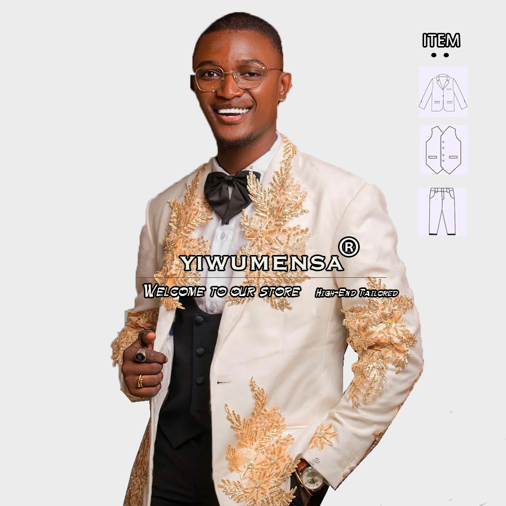 Мужские костюмы из трех предме – обзор и цена Men Formal Wear Wedding