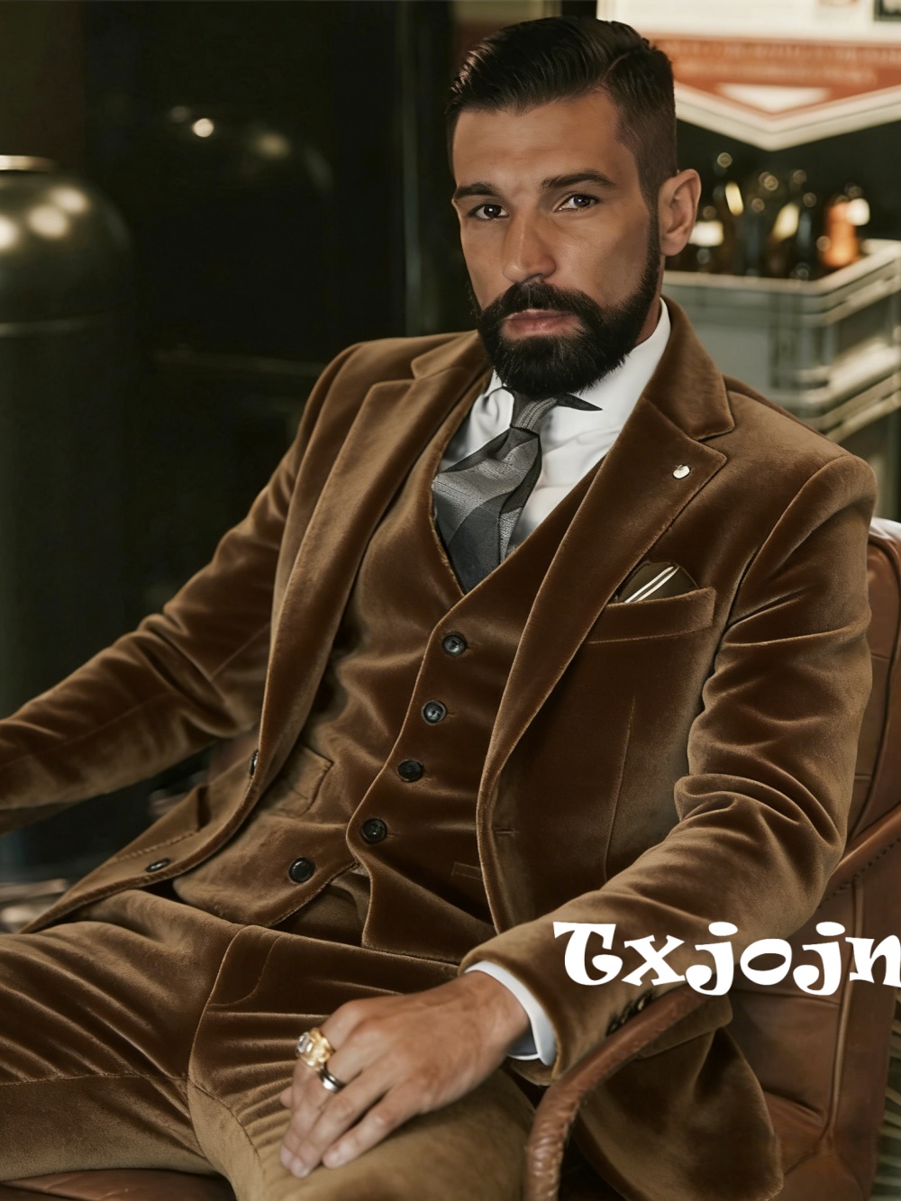 Мужской бархатный костюм-тройк – обзор и цена Men Formal Party Wear Outfit