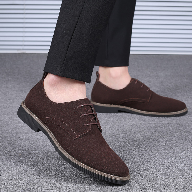 Мужские темно-синие замшевые о – обзор и цена Formal Men Daily Wear Footwear