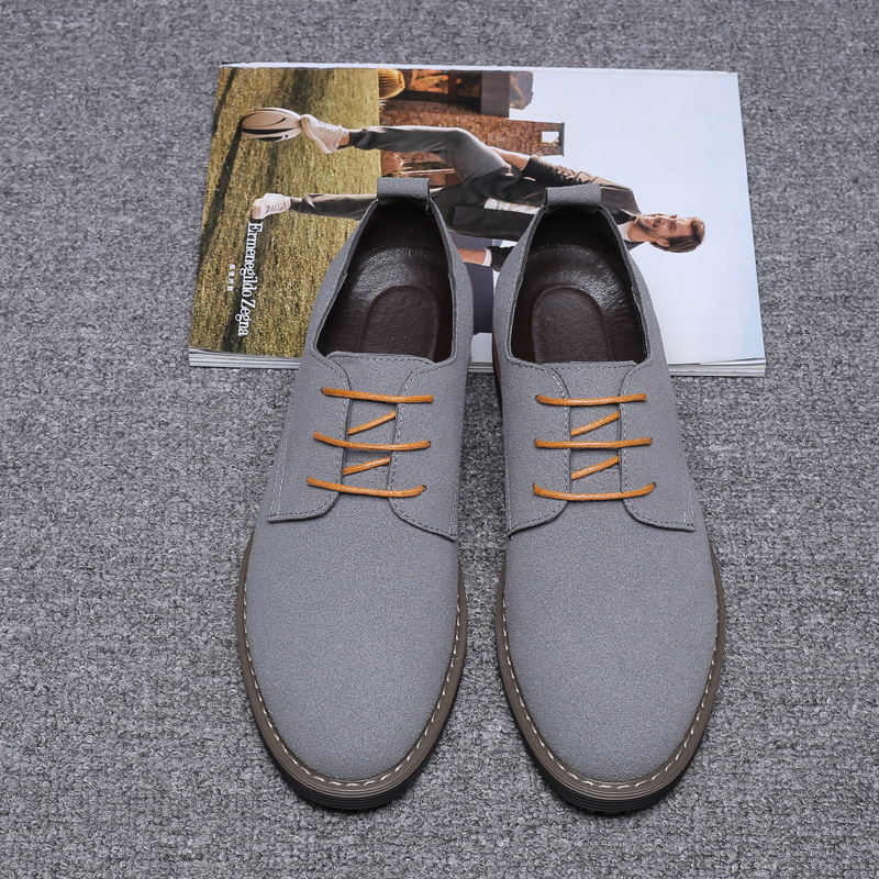 Мужские темно-синие замшевые о – обзор и цена Formal Men Daily Wear Footwear